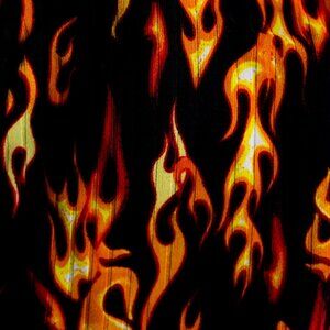 🔥 Flame Print Crop Top – Hot & Bold 🔥